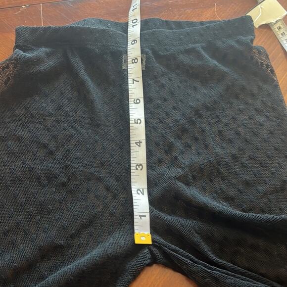 Aqua Blues Black Sheer Dot Leggings Juniors Size Small Y2K - Picture 7 of 9